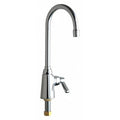 Manual Single Supply Sink Faucet, Single Hole Mount, Chrome 1 Hole