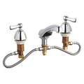Manual Concealed Hot And Cold Water Sink Faucet, 6" - 26" Mount, Chrome plated