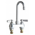 Gooseneck Kitchen/Bathroom Faucet, Manual, 4" Mount, 2 Hole Commercial