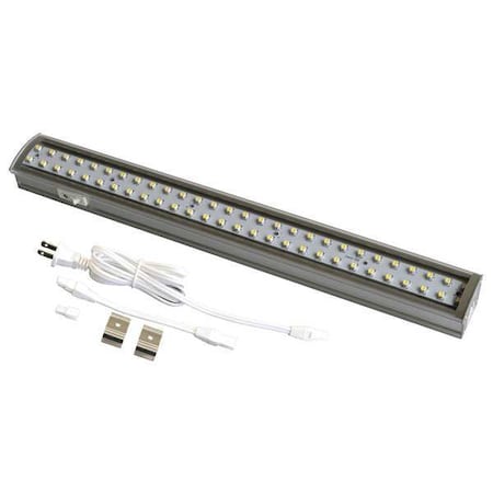 LED Striplight, 12in, Plug-In, 435lm