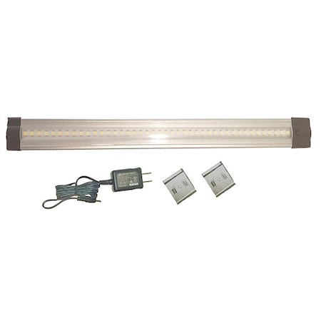LED Striplight, 12in, Plug-In, 271lm