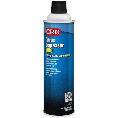 Citrus Degreaser MUO, 15 oz, Aerosol Spray Can, Ready To Use, Solvent Based, C1