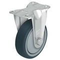 Rgd Plate Castr, Polyurthan, 4 in, 400 lb, C