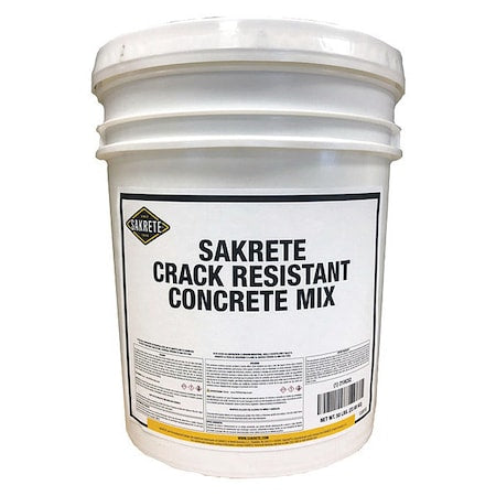 Concrete Mix, Pail, Gray, Crack Resistant