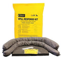 Spill Kit, 5 gal Volume Absorbed per Kit, Bag, Yellow