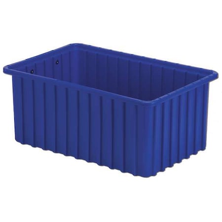 Polyethylene, Divider Box, Blue, 16 1/2 in L, 7 in H