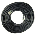 SJTW Outdoor Extension Cord, 12 AWG 1 Outlet, 5-15R, Black, PVC, 5-15P, 100ft