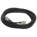 SJTW Outdoor Extension Cord, 14 AWG 1 Outlet, 5-15R, Black, PVC, 5-15P, 25 ft
