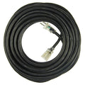 SJTW Outdoor Extension Cord, 12 AWG 1 Outlet, 5-15R, Black, PVC, 5-15P, 50 ft