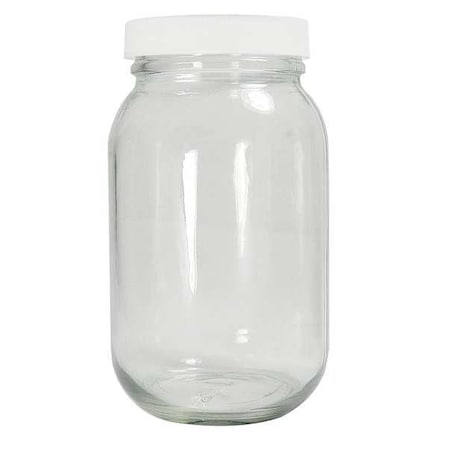 Bottle, Wide, 8 Oz, Standard, Glass, PK24
