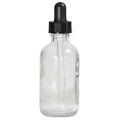 Dropper Bottle, 4 oz., Clear, Round, PK24