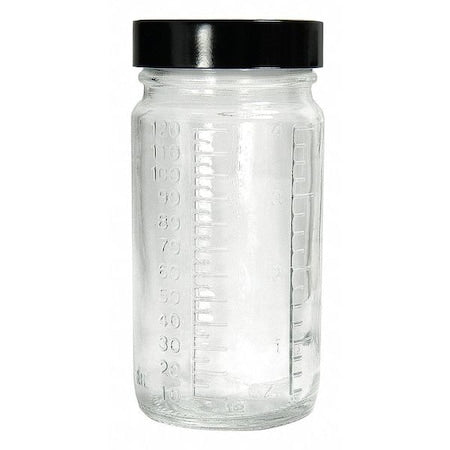 Bottle, Wide, 4 Oz, Medium Round, HDPE, PK24