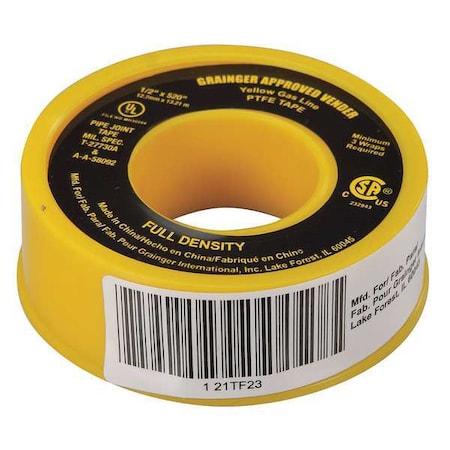 Sealant Tape, 1/2 x 520 In