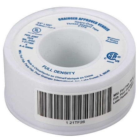 Sealant Tape, 3/4 x 520 In