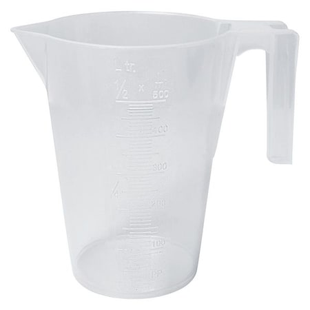 Graduated Pitcher, 500mL, PP, Translucent