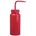 Wash Bottle, Std Spout, 16 oz., Red, PK6