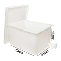 Tank, Rectangular, w/Lid and Faucet