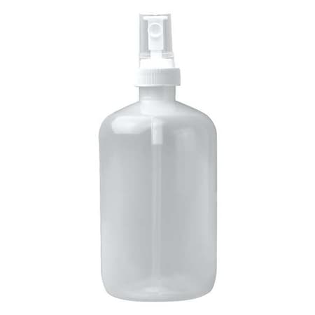 16 oz. Clear, Low Density Spray Bottle, PK12