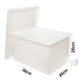 Tank, Rectangular, w/Lid and Faucet