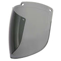 Face Shield Visor, Gray Visor, 9" Height, Uncoated Lens, Gray