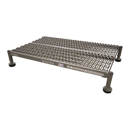 Work Platform, 1 Step, Steel, 6In. H.