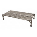 Work Platform, 1 Step, Steel, 10In. H.