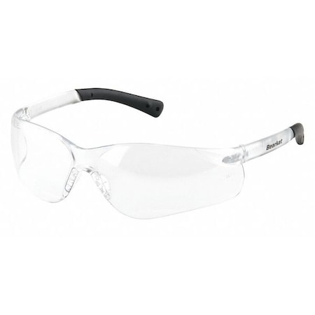 BearKat (BK3), Safety Glasses, UV-AF Anti-Fog, Clear Lens, Clear Arms, Frameless