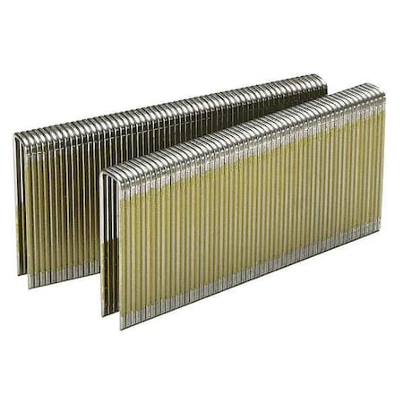 Staples, 16 ga, Standard Crown, 2 in Leg L, Steel, 10000 PK