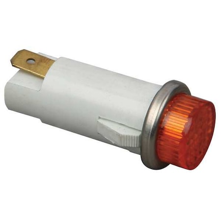 Light, Indicator 125V Amber, Round
