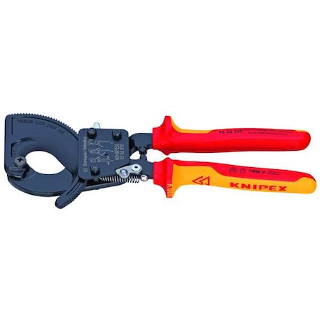 Cable Cutter, Center Cut, 9-7/8 In