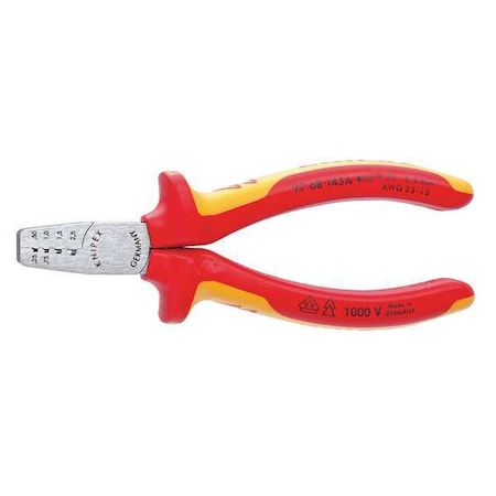 5 3/4 in Crimper 23 to 13 AWG