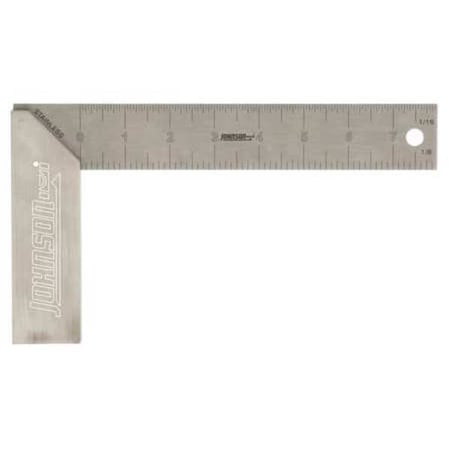 Try Square, Alum/SS, 8 in, 1/8,1/16 in Grad