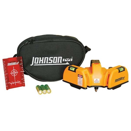 Line/Dot Laser Level, Int, Red, 65 ft.