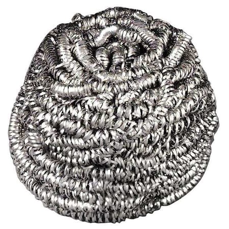 Scrubber, 3 3/4 in L, Silver