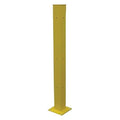 Tubular Mounting Post, 10 In x 60 In, Ylw
