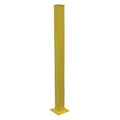 Tubular Mounting Post, 10 In x 72 In, Ylw