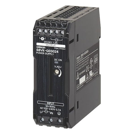 DC Power Supply, 100/240V AC, 12V DC, 60 W, 4.5 A, DIN Rail
