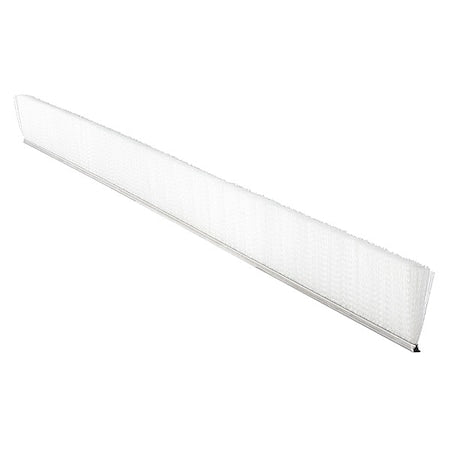 Metal Back Strip Brush,72 In L,2 In Trim