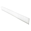 Metal Back Strip Brush,72 In L,1 In Trim