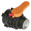 Valve, Polypropylene, Black, 3-1/8 In W