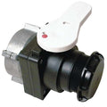 Valve, Polypropylene, Black, 3-3/8 In W