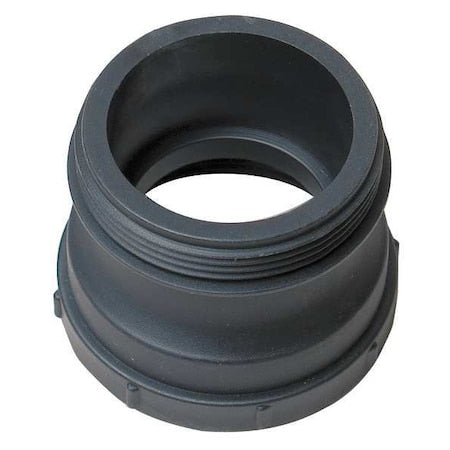 Adapter, Polypropylene, Black, 2 In. W