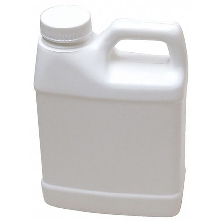 Carboy, 470 mL Capacity - mL, 16 fl oz Capacity - oz, Screw On Closure, HDPE, Blow Molded Handle