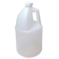 Jug, 3.79 L Capacity - mL, 1 gal Capacity - oz, Screw On Closure, HDPE, Blow Molded Handle, White