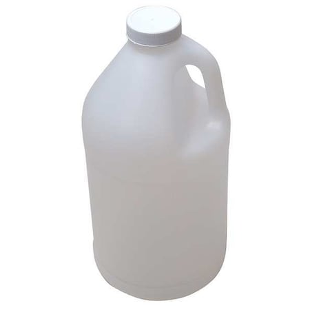 Jug, 1.89 L Capacity - mL, 64 fl oz Capacity - oz, Screw On Closure, HDPE, Blow Molded Handle