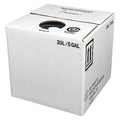Cubitainer, 11 7/8 in Inside Lg, 11 7/8 in Inside W, 11 7/8 in Inside H, Natural, Plastic, 350#