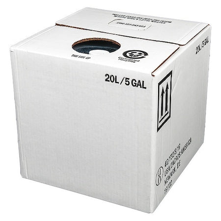 Cubitainer, 11 7/8 in Inside Lg, 11 7/8 in Inside W, 11 7/8 in Inside H, Natural, Plastic, 350#