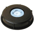 Cap, Polypropylene, Black, 6 In. W