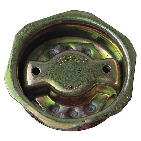 Bung Plug, 2 In., Stl, Auto Pressure Relief