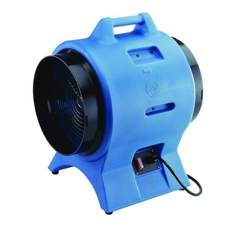Confined Space Fan, Blue, 21" H